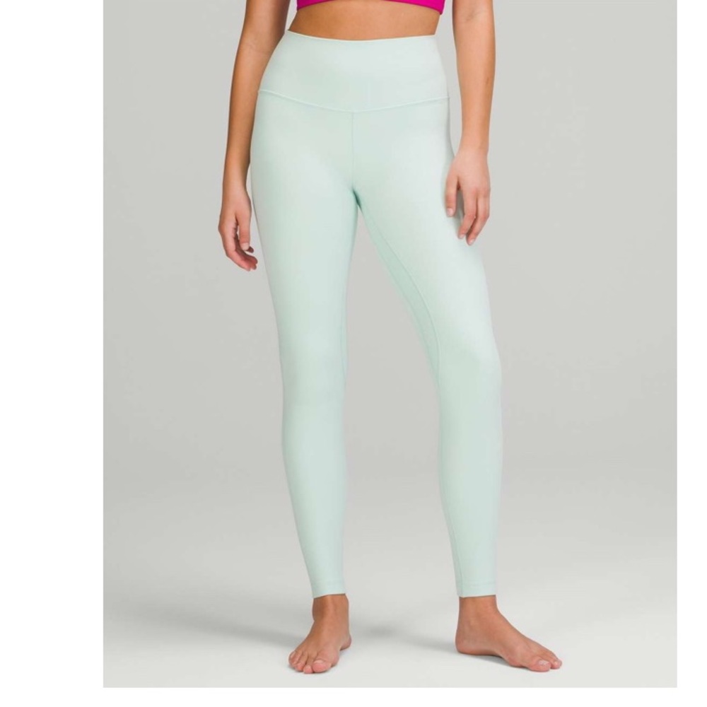 Lululemon Align High-Rise Pant 28" “Delicate Mint” Size 4